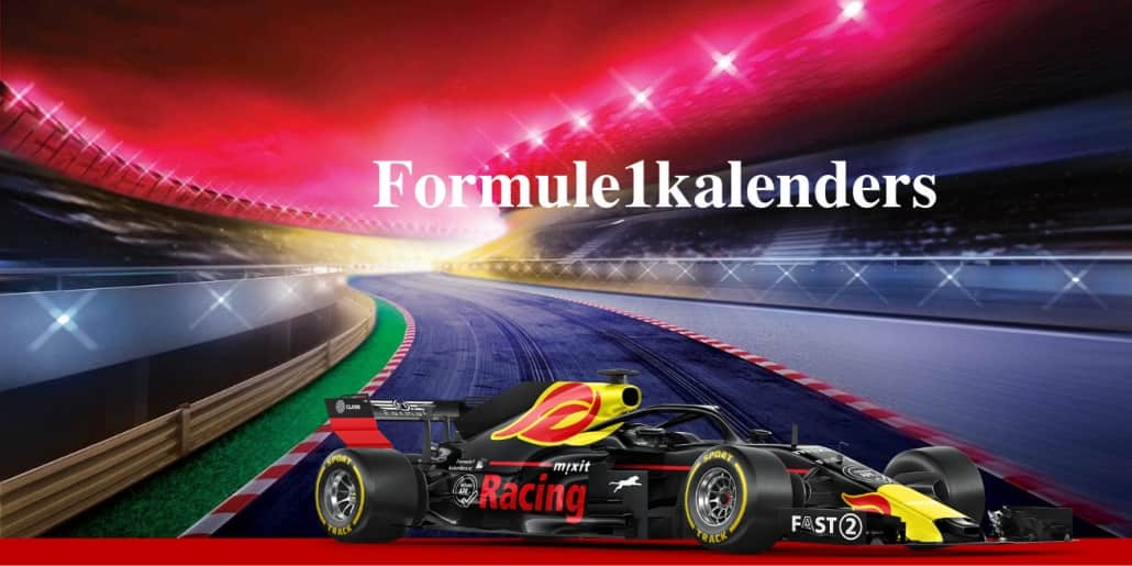 Formule1kalenders Poster F1 kalender met starttijden en circuitinfo